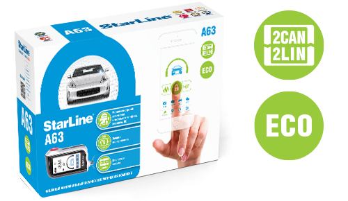 StarLine A63 2CAN+2LIN ECO