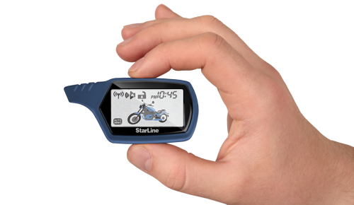 Брелок к мотосигнализации StarLine MOTO V7 с дисплеем